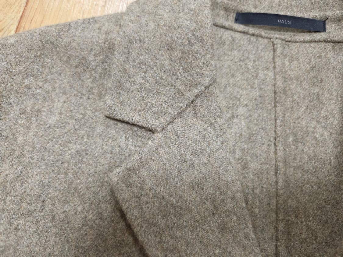 하우스(HAUS) 핸드메이드 3버튼 울자켓 프리사이즈 새상품 상품이미지6