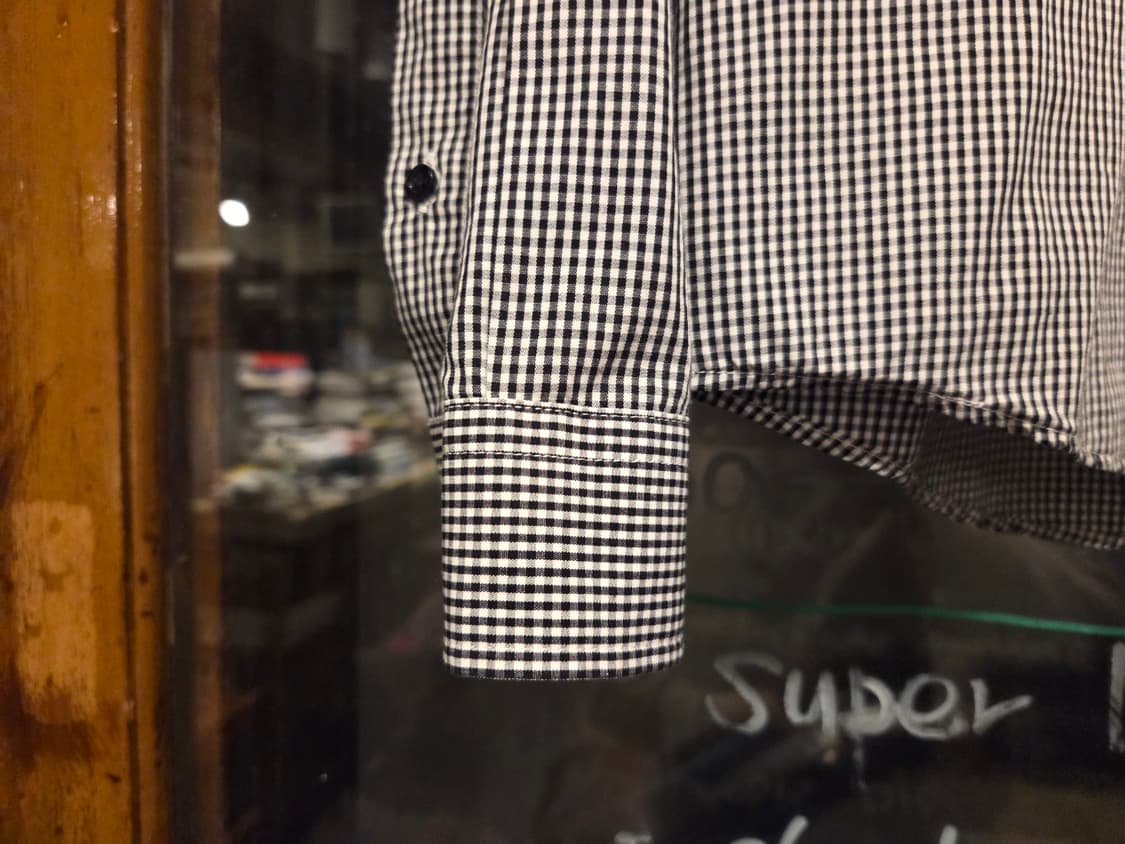 아미 깅엄패턴 버튼다운셔츠  상품이미지6