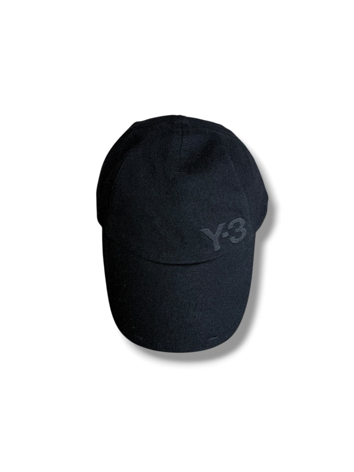 Y-3 블랙 울 캡 상품이미지1