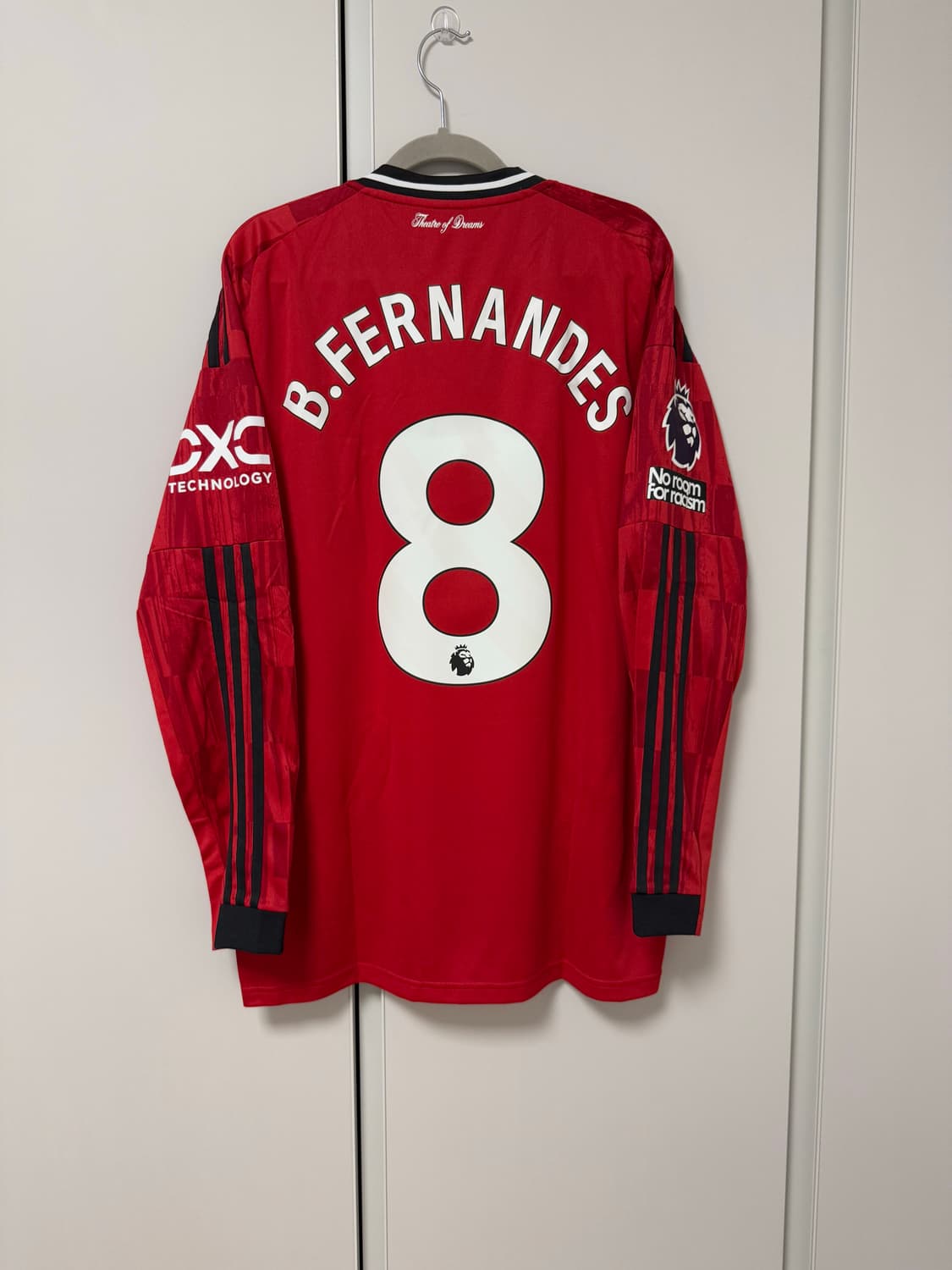 25-26 맨체스터 유나이티드 홈 L/S 국내XL 브루노 페르난데스 판매 상품이미지1