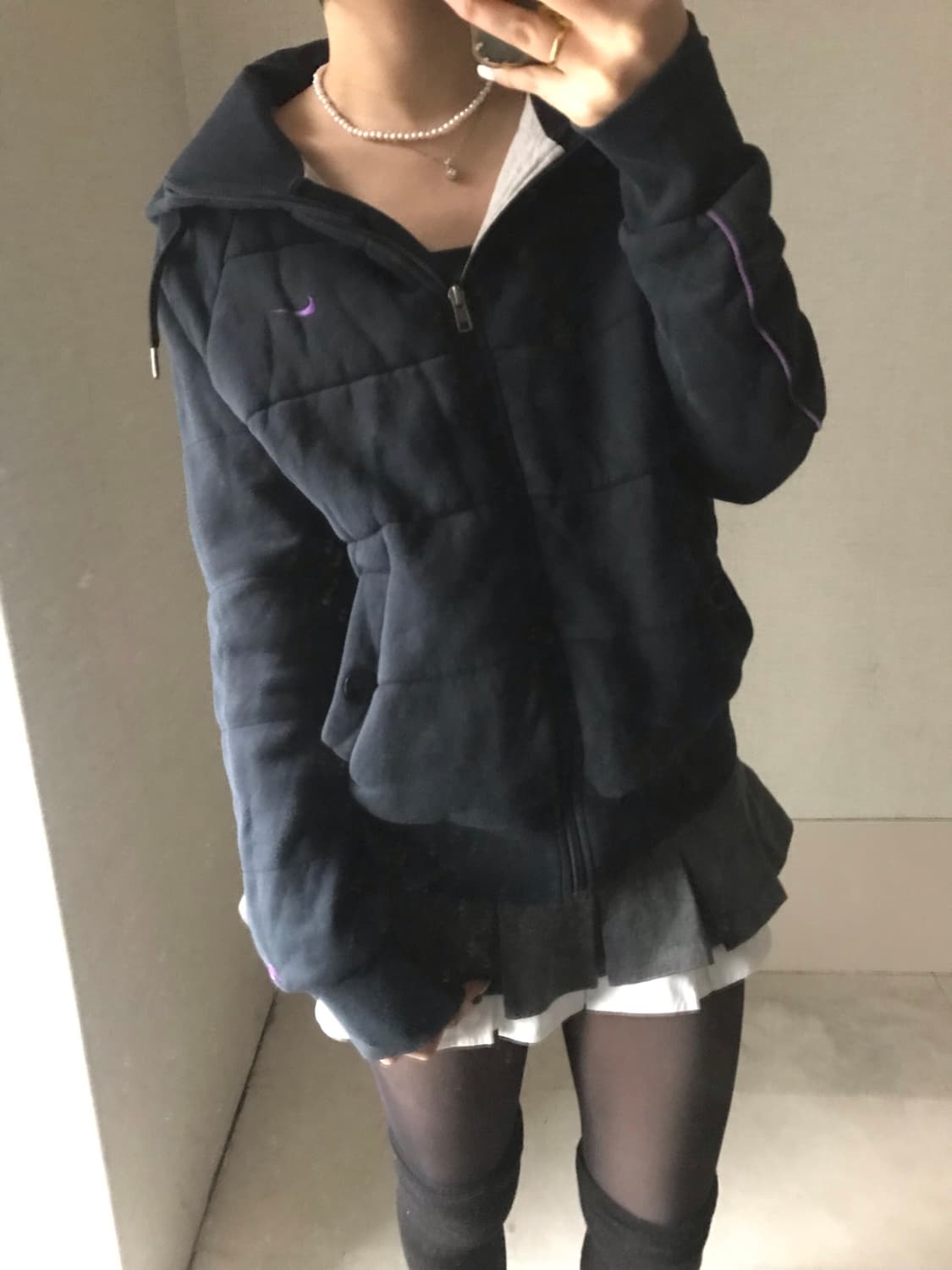 나이키 딥네이비 패딩 상품이미지5