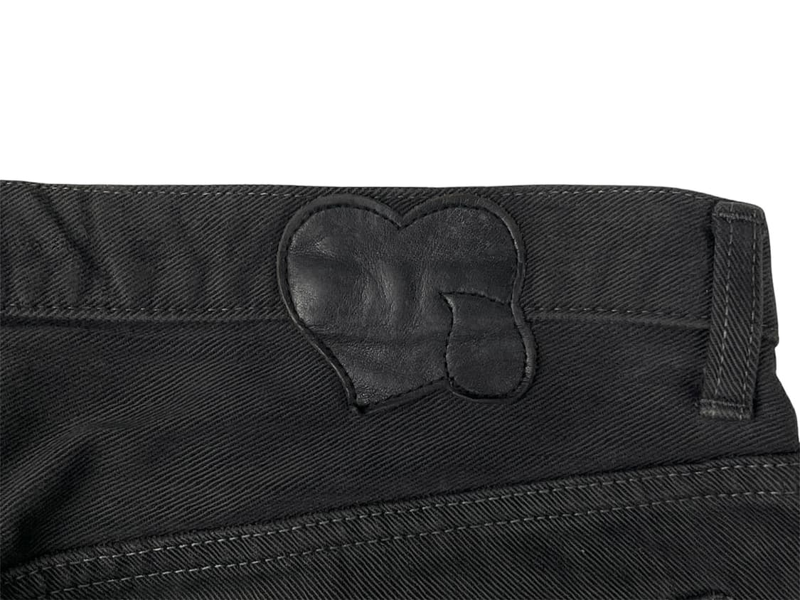 patch denim half pants 상품이미지6