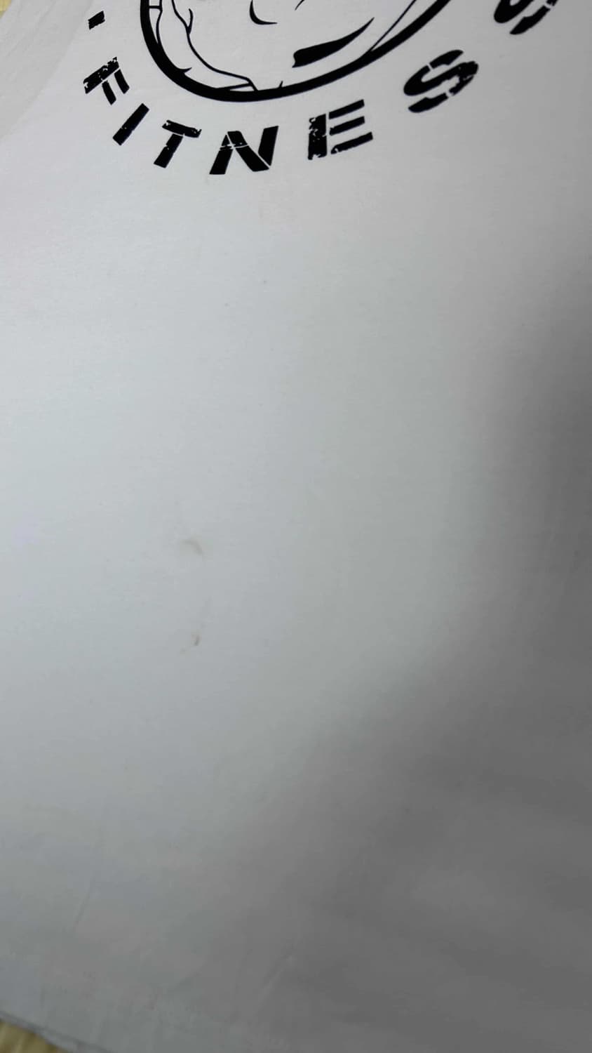 (초창기) 짐샤크 레거시 드랍 암 탱크탑 XL 화이트 상품이미지7