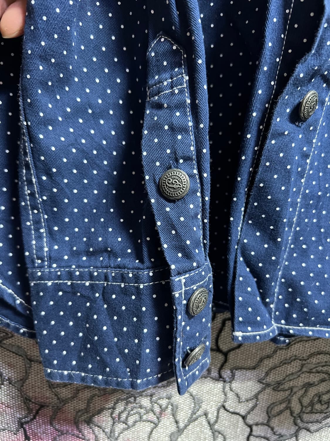 인디언 모터사이클 웨스턴 자수셔츠 상품이미지5