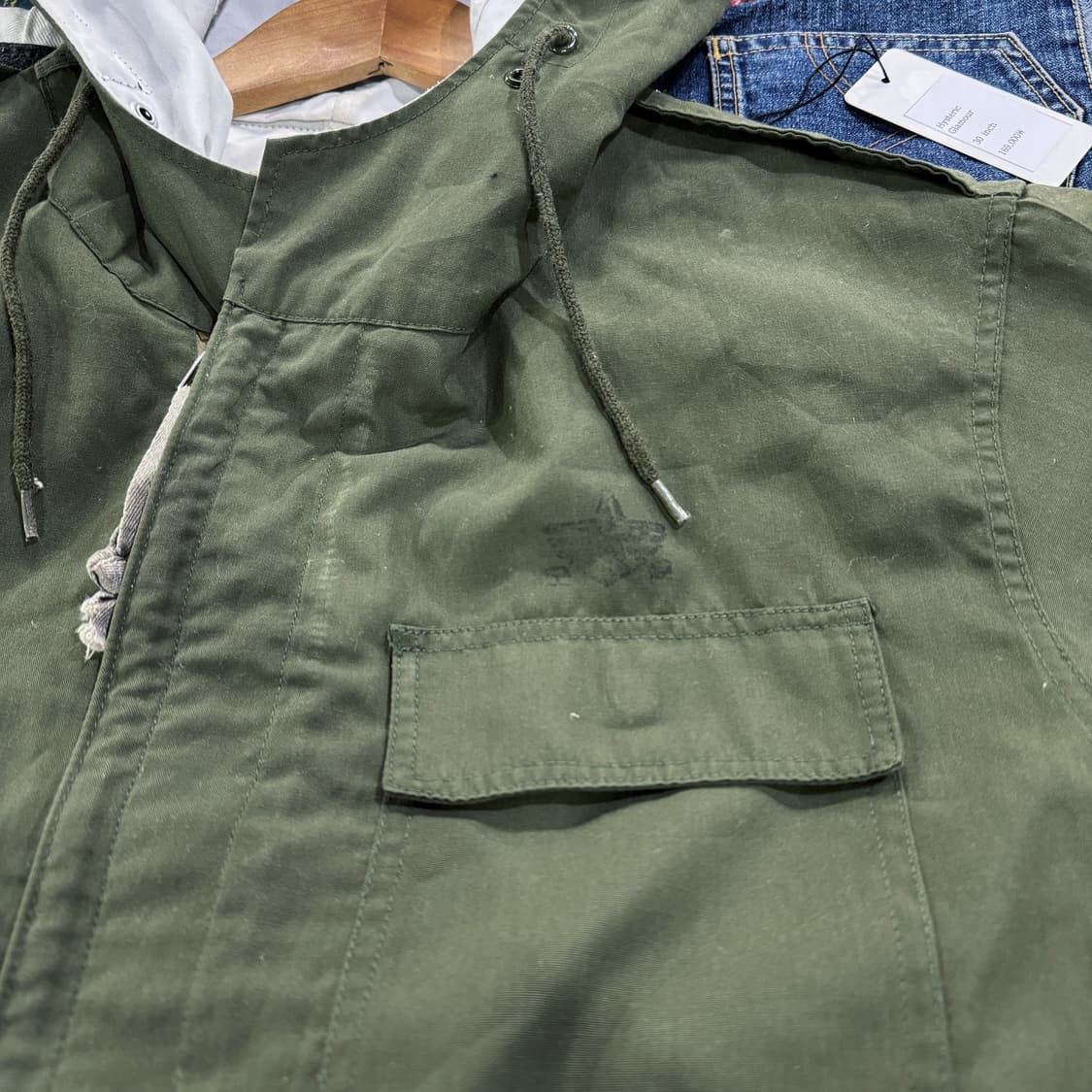 80s 대한민국 리버시블 구형 스키 야상 (L)   상품이미지8