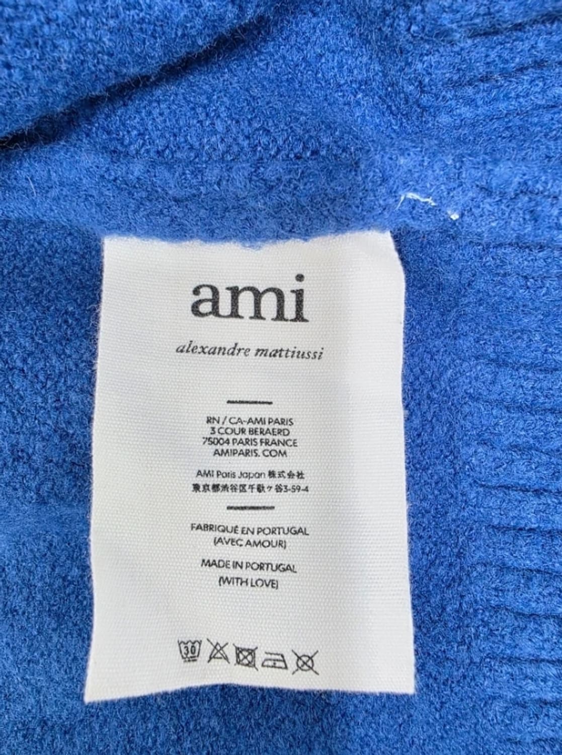  AMI 아미 빅하트 오버핏 가디건 티셔츠 ~55반 상품이미지5