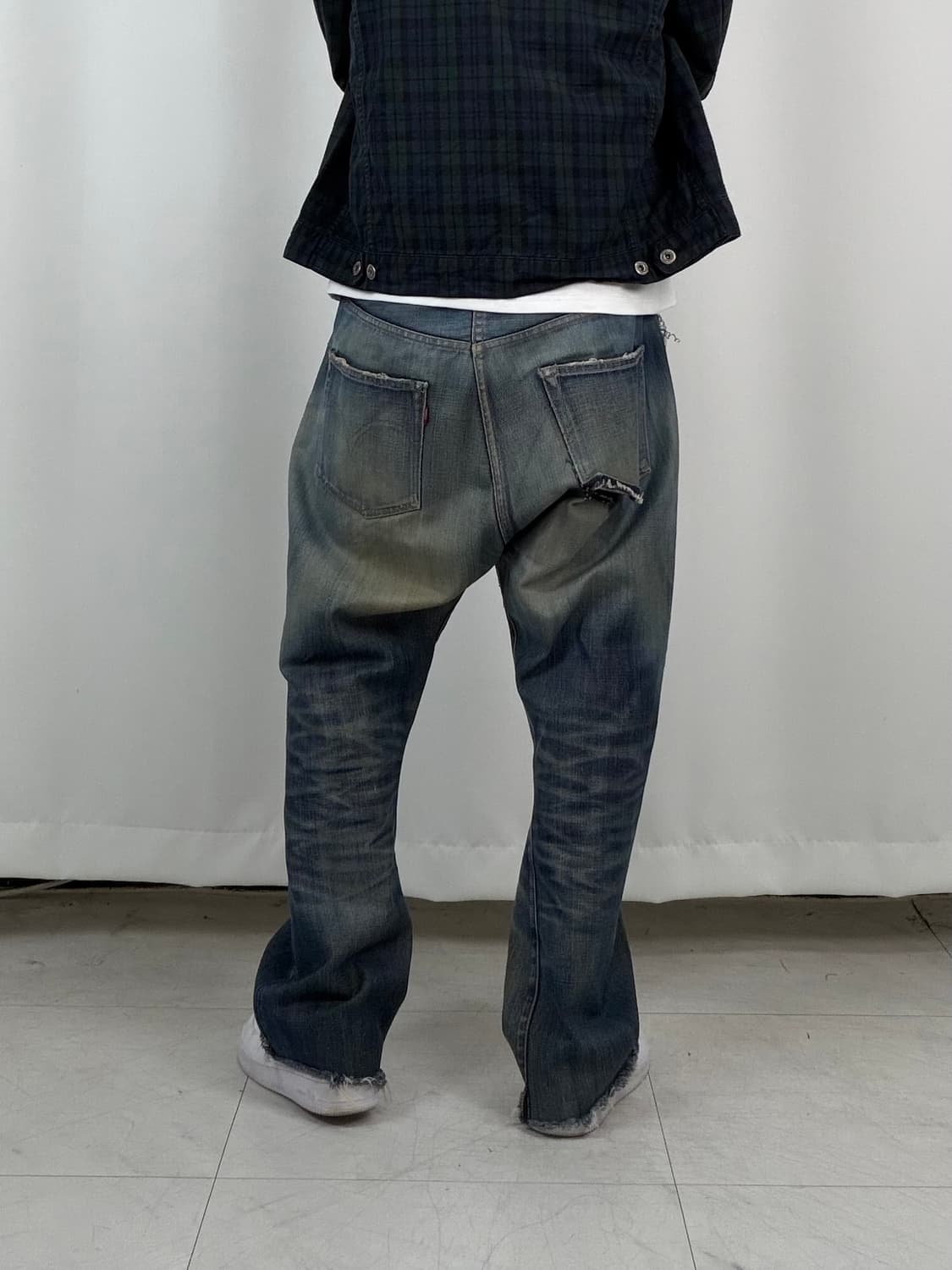 a300) 36 리바이스 00's 빅E 501 스트레이트 상품이미지2