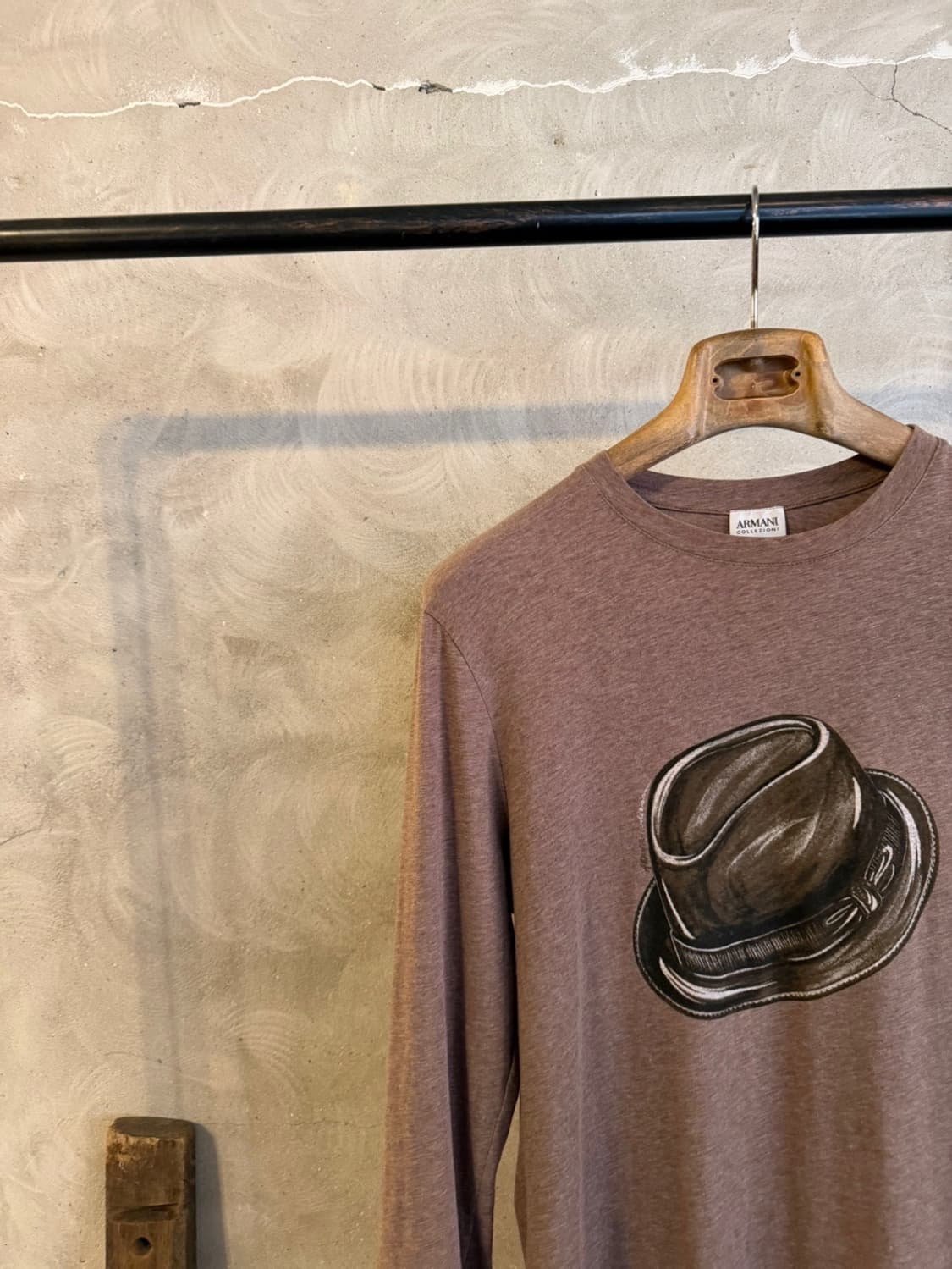 아르마니 꼴레지오니 그래픽 롱슬리브 티셔츠 100 상품이미지2