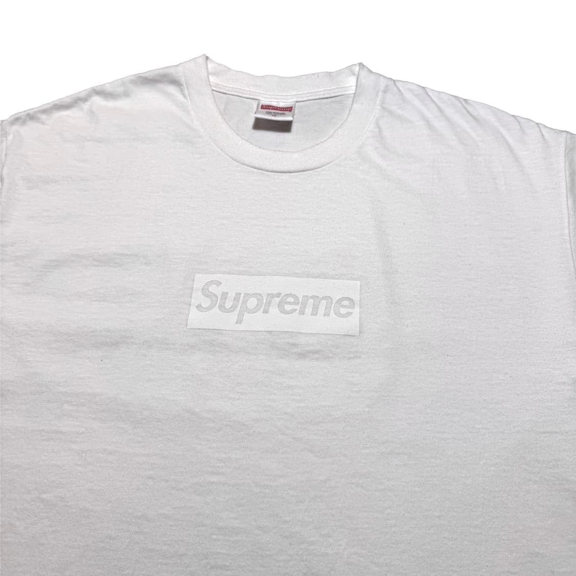 슈프림 토날 박스로고 티셔츠 화이트 상품이미지2