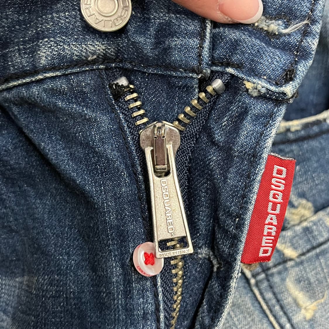 [정품/50] 디스퀘어드 데미지 워싱 데님 청바지 b19 상품이미지6