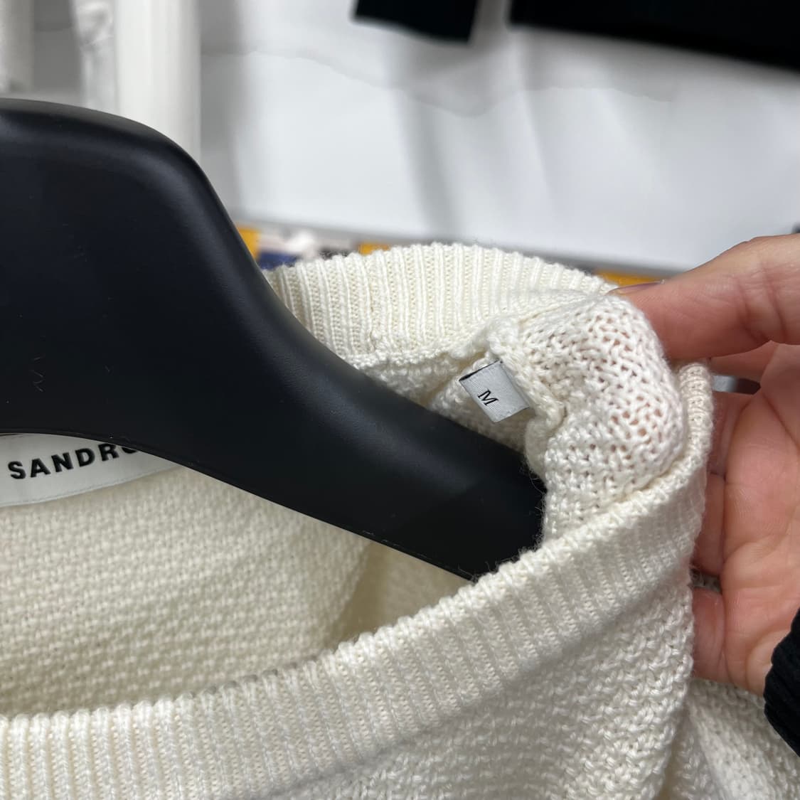 산드로 우먼 부클레 니트 M 상품이미지6