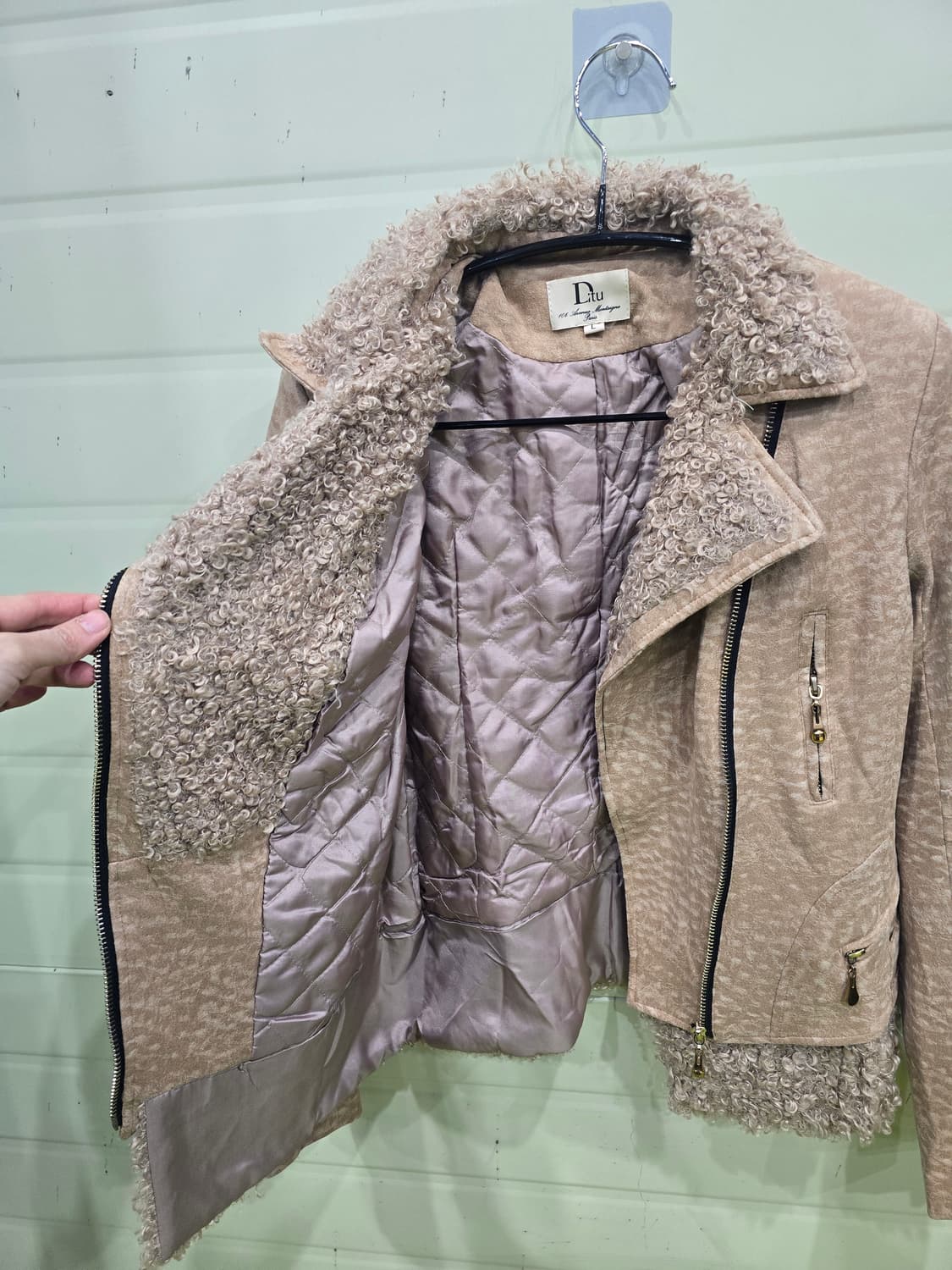 DIU 퍼 자켓 라이더 스타일 상품이미지9