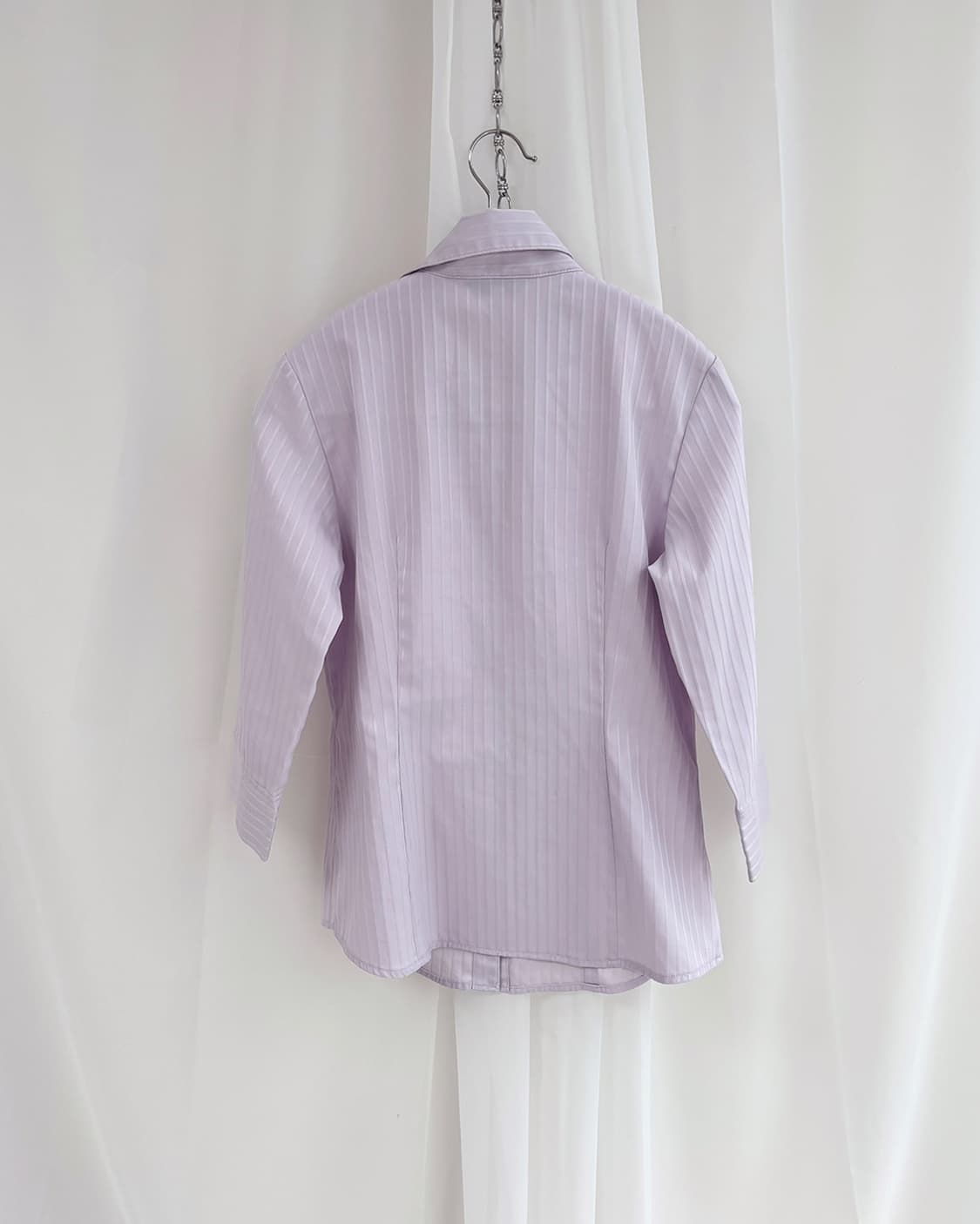 THEORIA lilac geek chic 3/4 sleeve shirt 상품이미지2