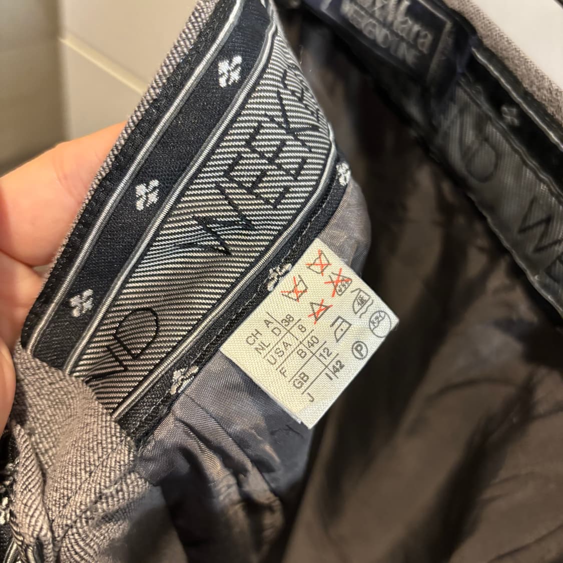 MaxMara WEEKEND 막스마라 그레이 미디 스커트 상품이미지5