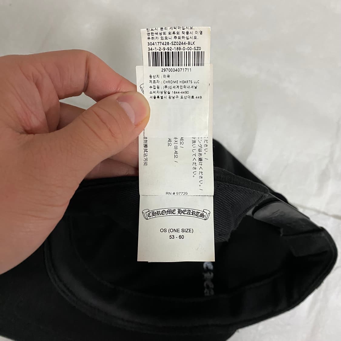 [Free] 크롬하츠 CH 베이스볼햇 블랙 옐로우 상품이미지8