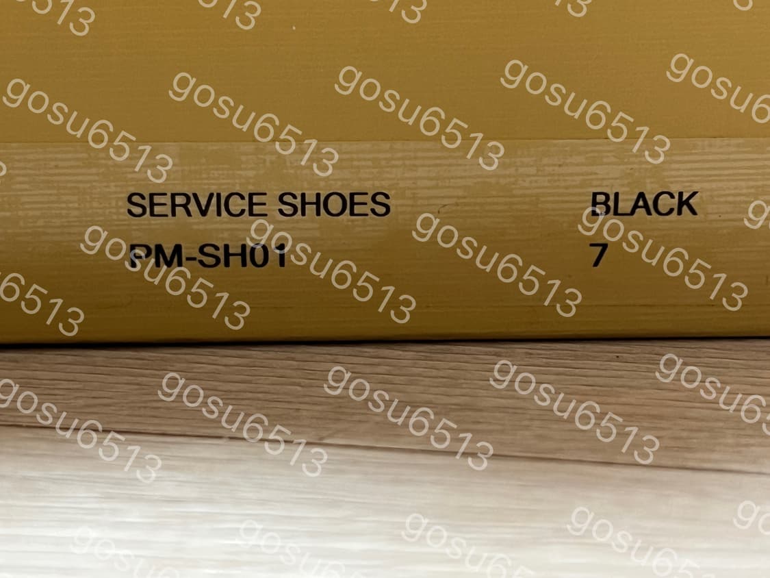 [us 7]피그벨 서비스 슈즈 블랙 상품이미지7