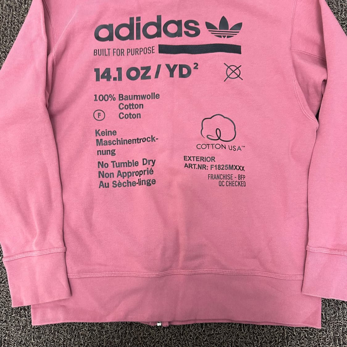 아디다스 카발 후드집업 인디핑크 105(XL) 상품이미지8