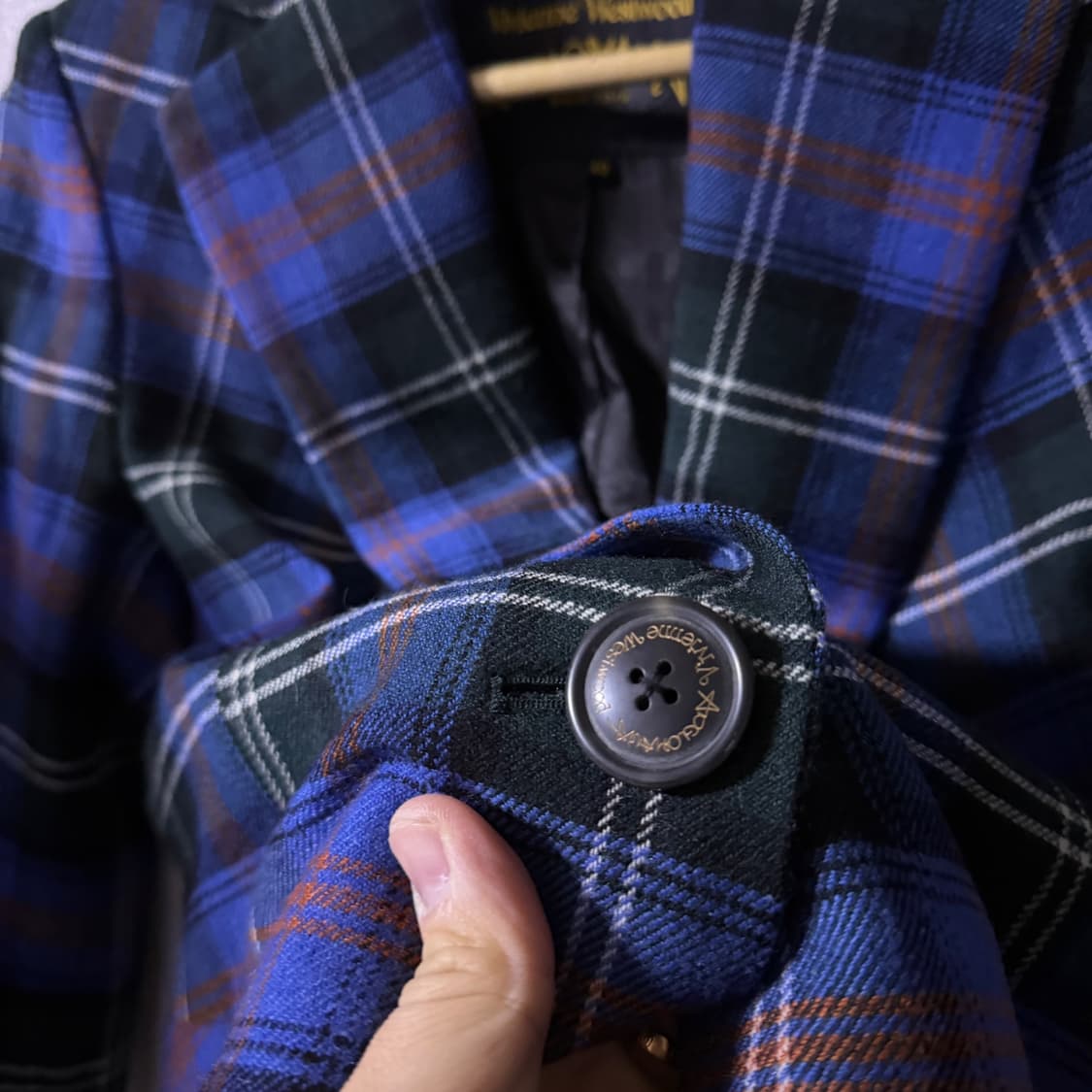 비비안웨스트우드 여성 클레식 체크 패턴 자켓 40 (55정도) 상품이미지5