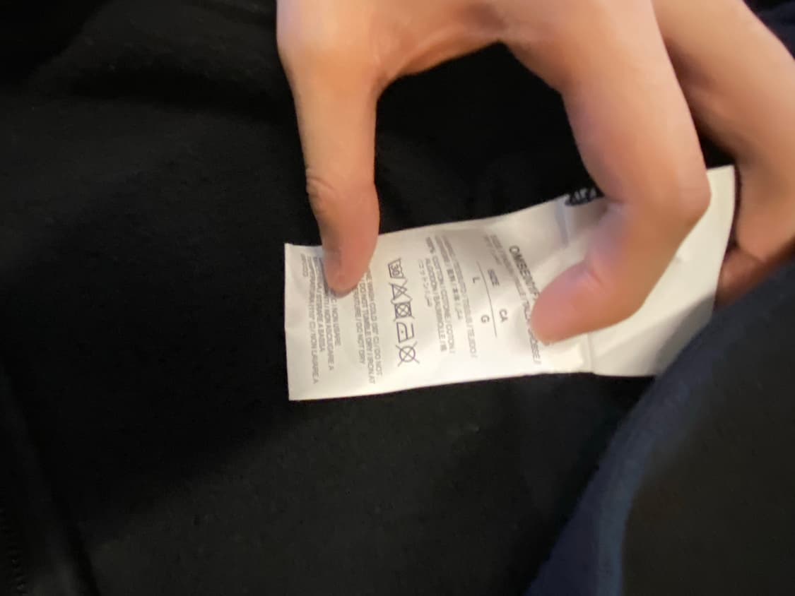 오프화이트 홀로그램 애로우 후드집업 사이즈 L 상품이미지7