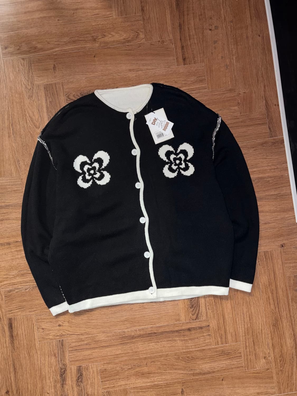 엑스톤즈 리버시블 플라워 가디건 상품이미지7