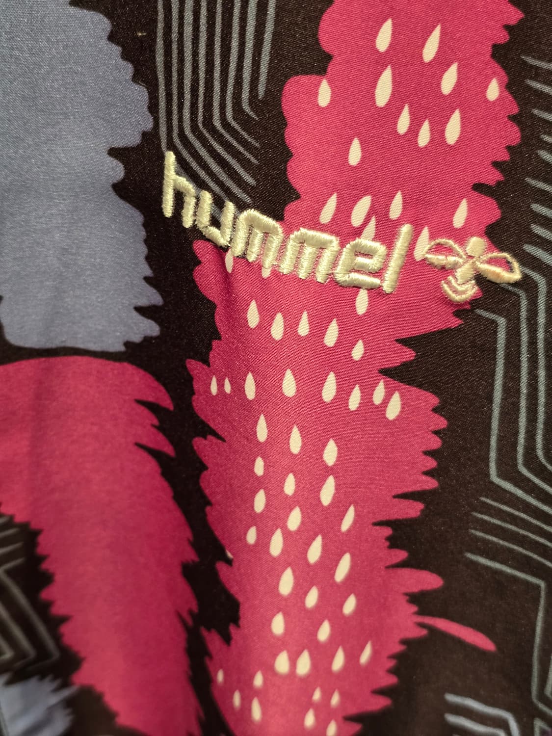 90s Hummel Abstract Pattern Track Jacket 상품이미지3