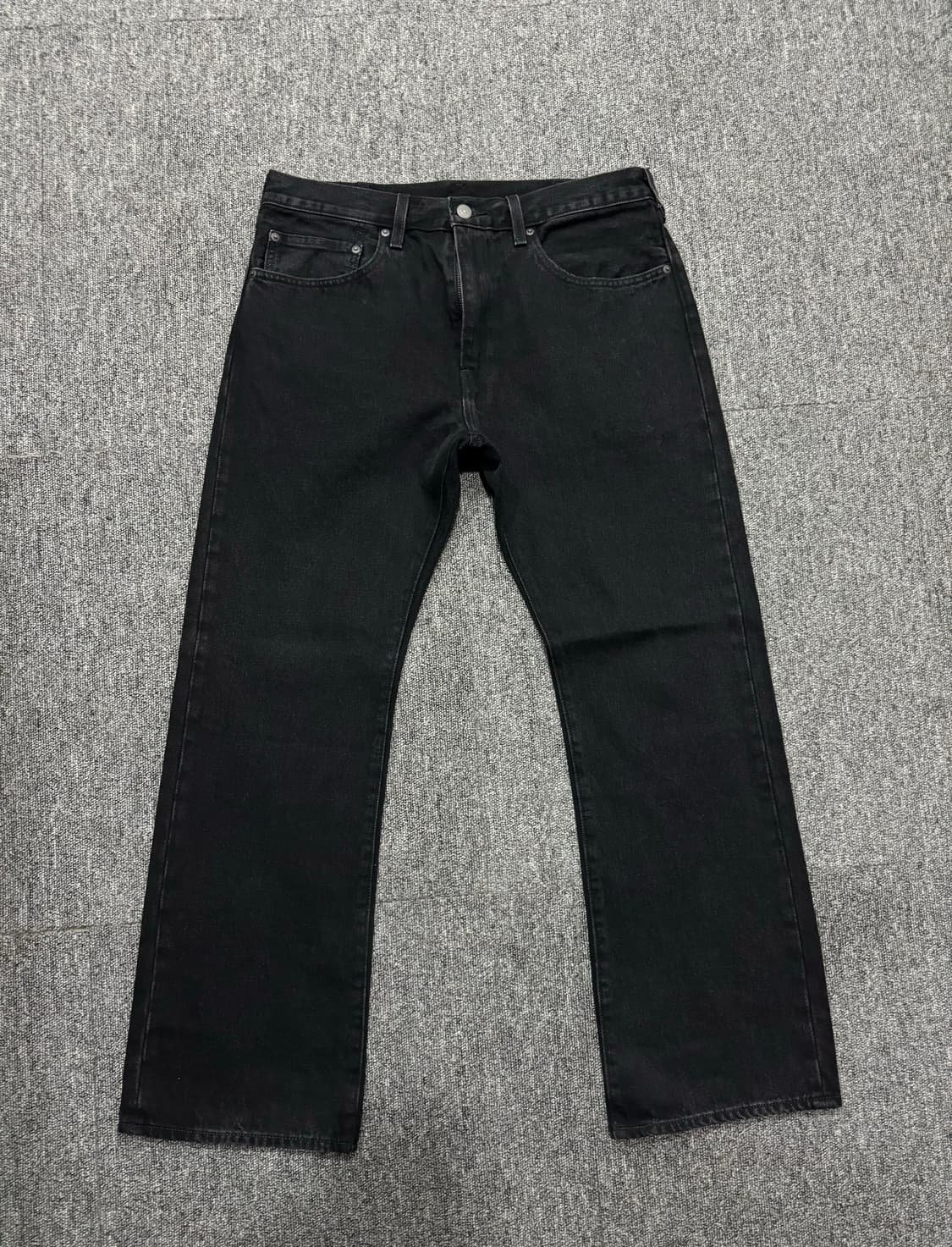 새상품) 리바이스 517 프리미엄 블랙 워시드 데님 34 상품이미지4