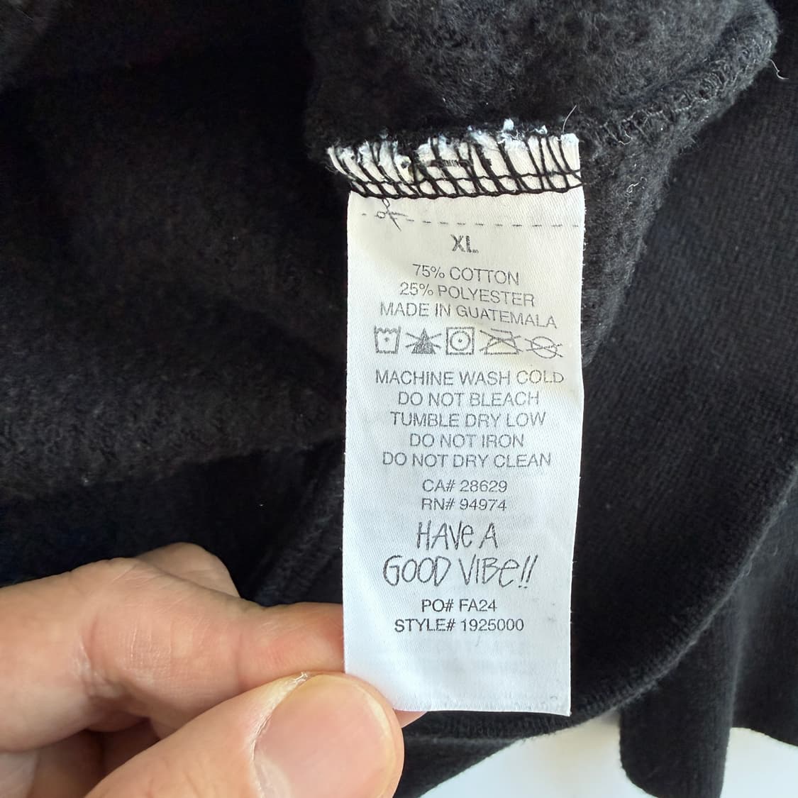 Stussy  스투시 베이직 스탁로고 블랙 후드티  상품이미지7