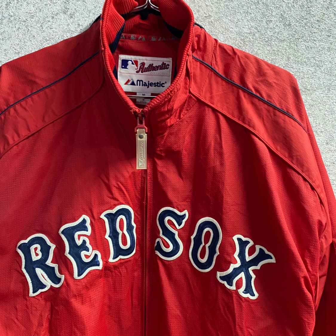 마제스틱 보스턴 레드삭스 MLB어센틱 스타디움 바시티자켓 A7 상품이미지4