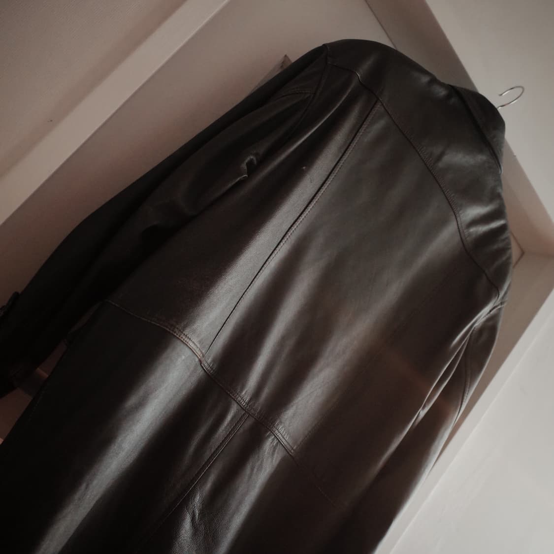 버버리 가죽 자켓 다크 그린 상품이미지2