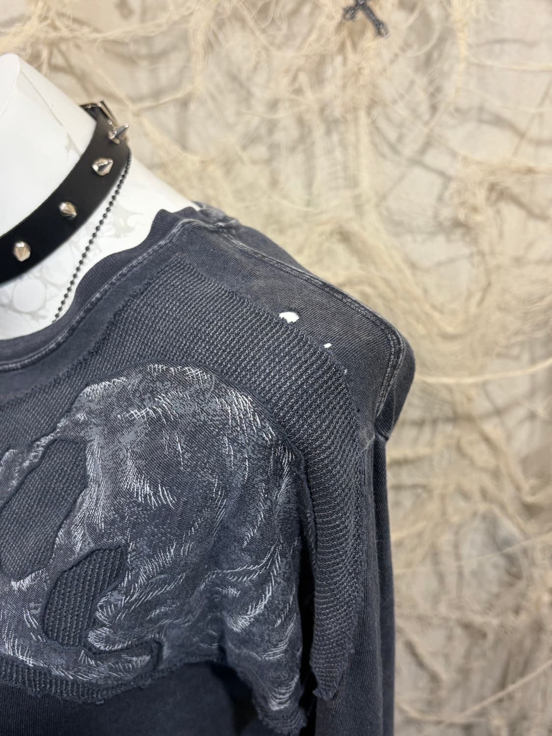 Buckroo Y2K cross skull long sleeve 상품이미지8