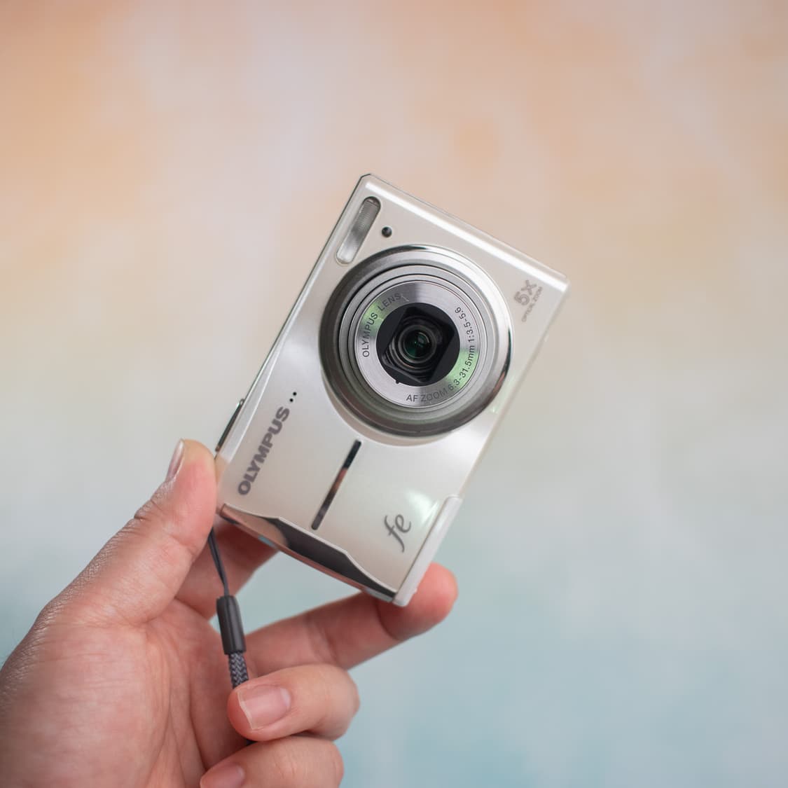 olympus fe-46 펄화이트 컨디션 매우좋음(결과물 0) 상품이미지5