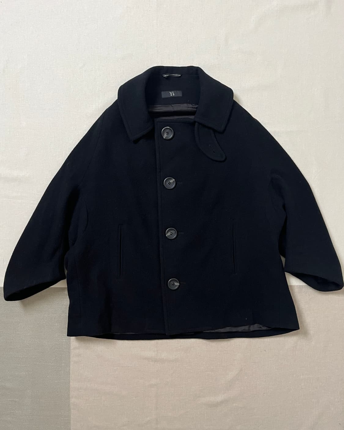 요지야마모토 돌먼슬리브 숏코트 yohji yamamoto Y’s 상품이미지1