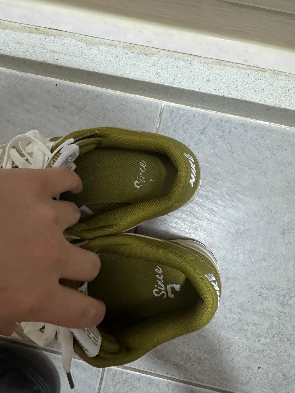 나이키 덩크로우 베이지올리브 260 상품이미지4