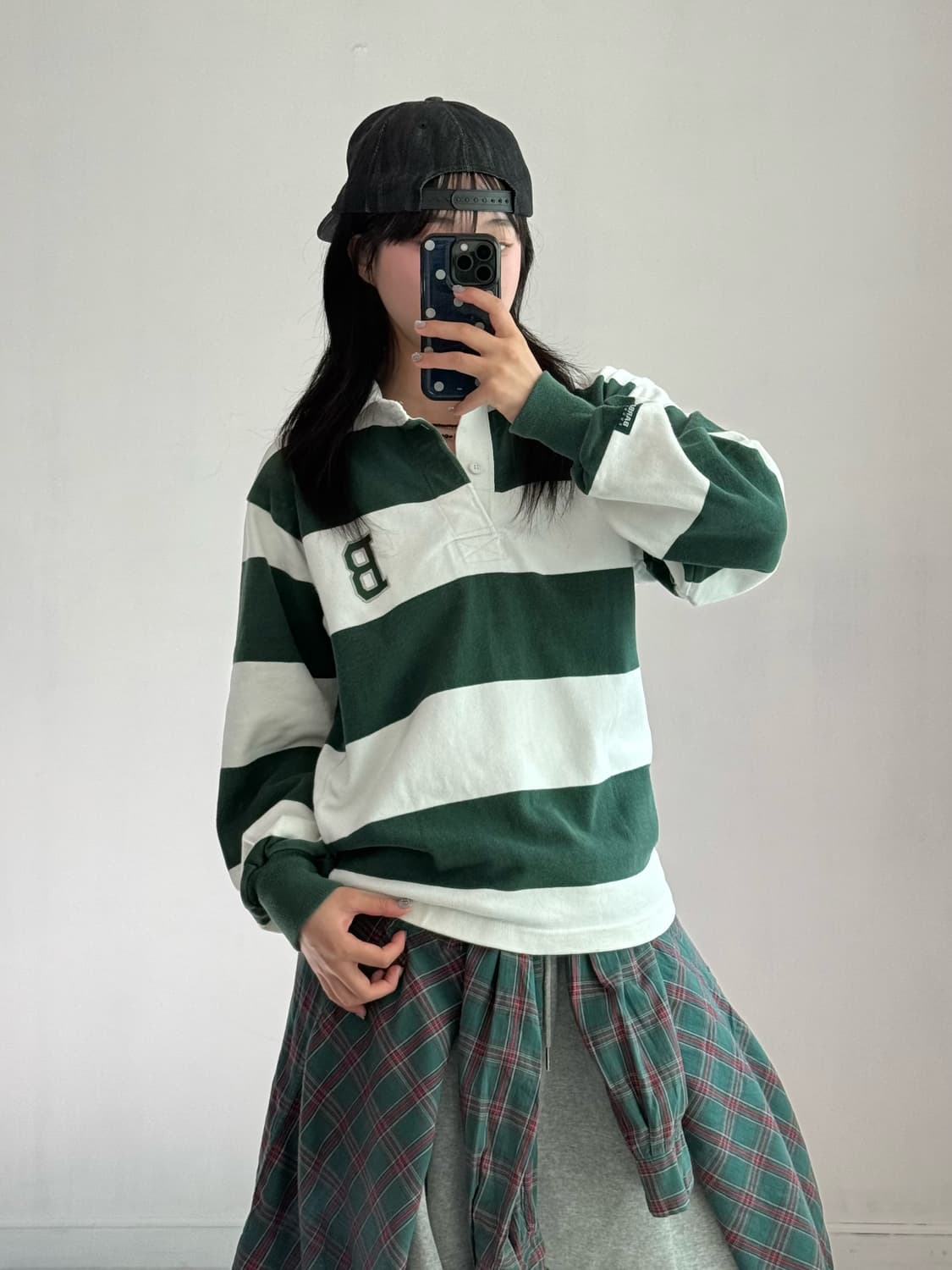 바바리안 그린 럭비 티셔츠 상품이미지3