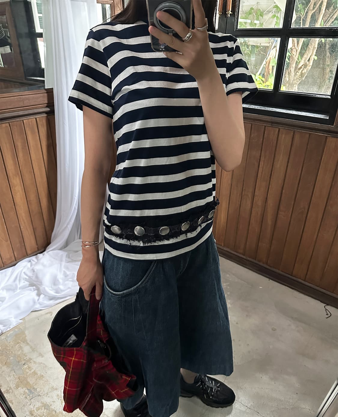 COMME DES GARCONS studded striped tee 상품이미지3
