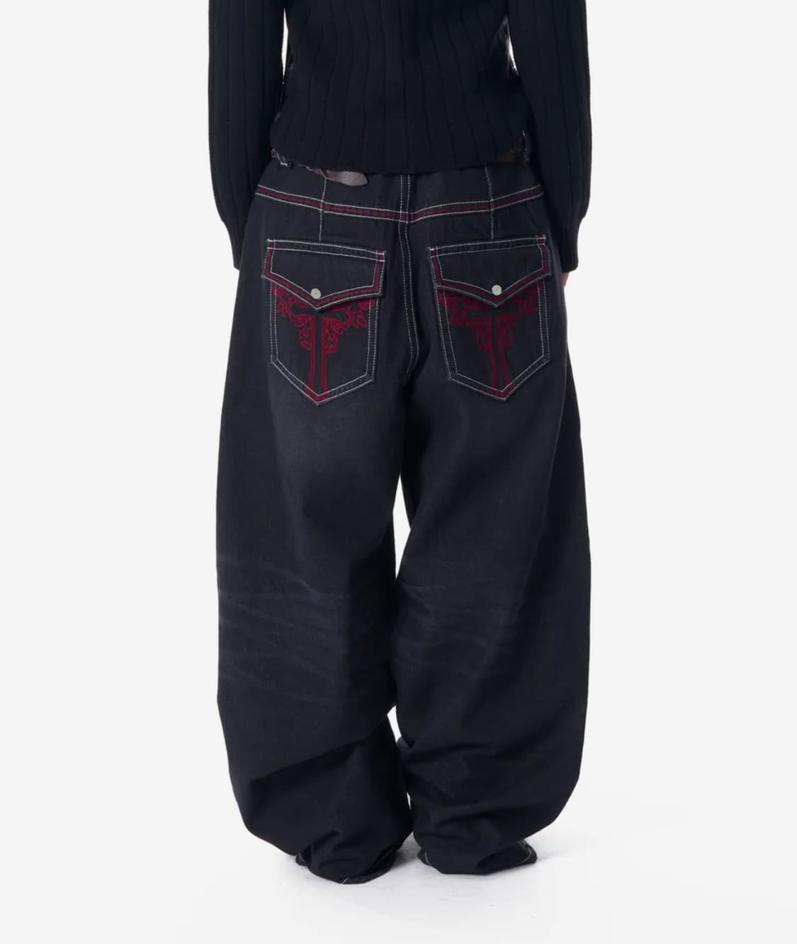 아캄 팬츠 CROS2 Washed Denim Pants 상품이미지1