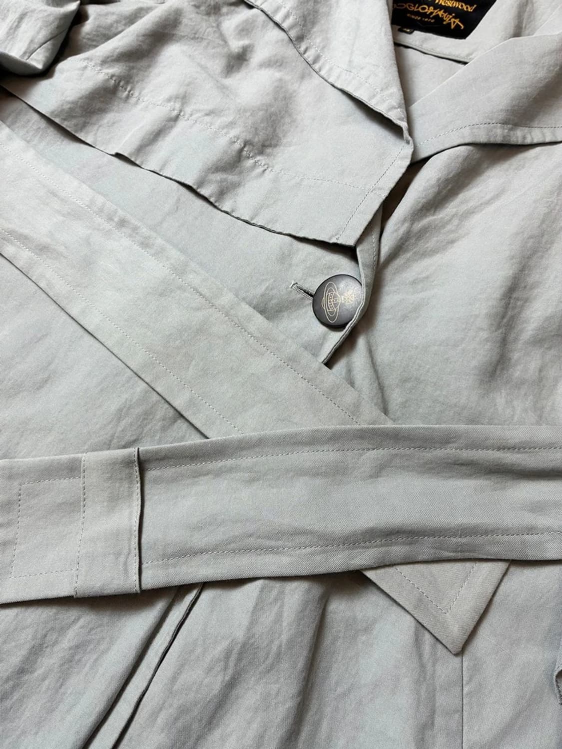 비비안웨스트우드 19ss 빅 카라 벨티드 트렌치 코트 PN8985 상품이미지3