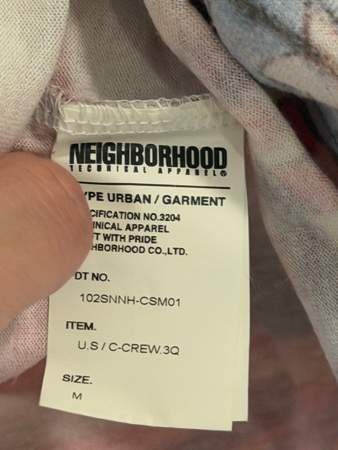     네이버후드 U.S CREW 3Q 래글런 티셔츠 상품이미지4