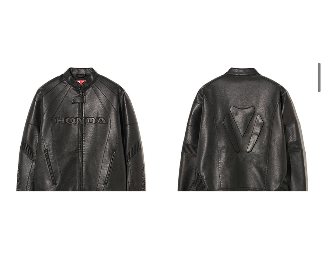 혼다 모터사이클 레더 자켓 S사이즈 상품이미지2