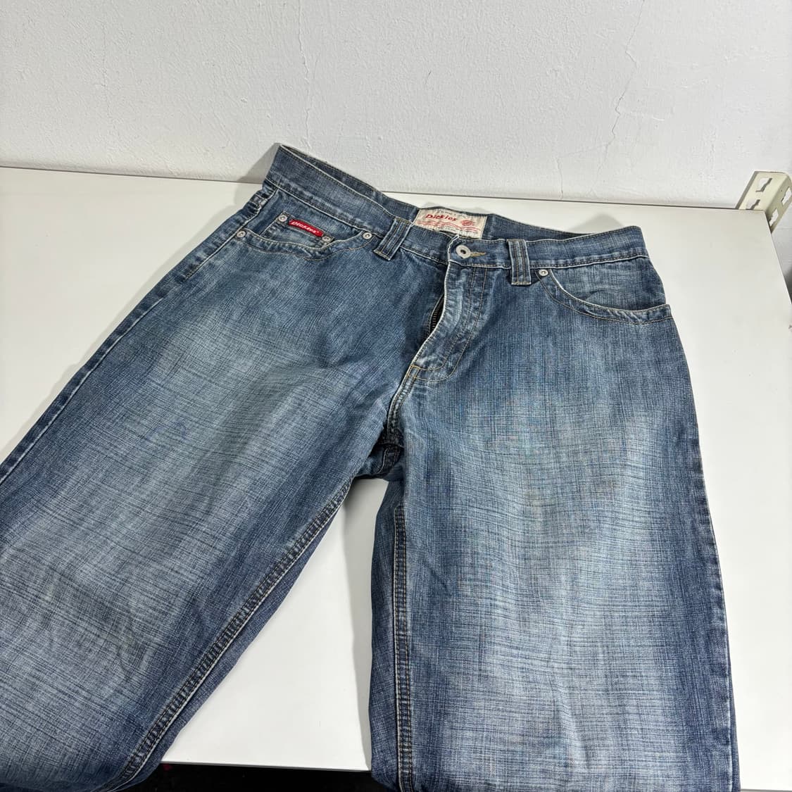 31-33 디키즈 워크웨어 세미와이드핏 워싱 데님팬츠 상품이미지3