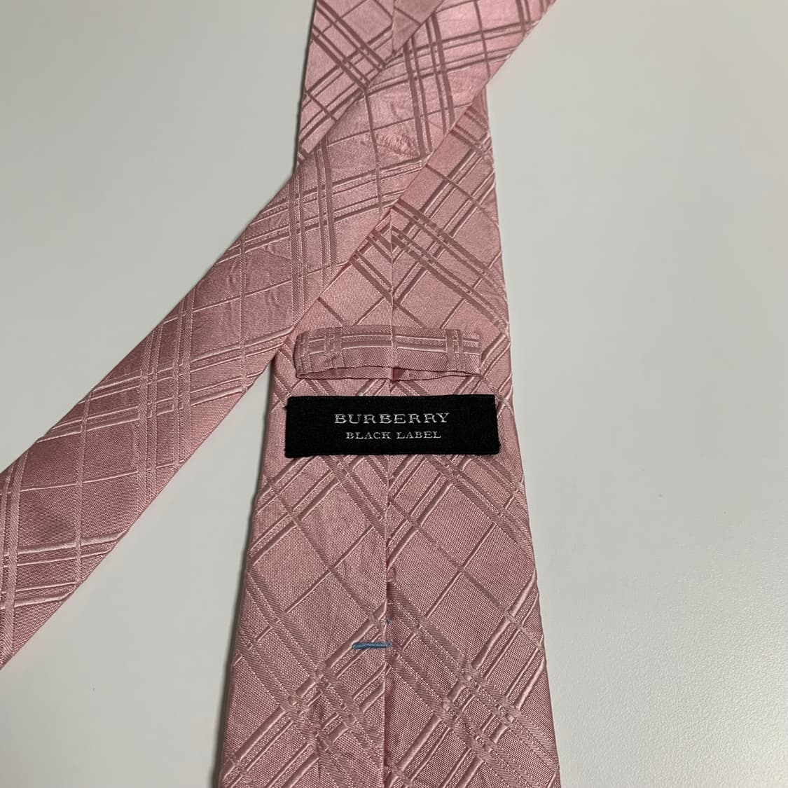버버리 노바체크 명품넥타이 100실크 블랙라벨 A+등급 상품이미지5
