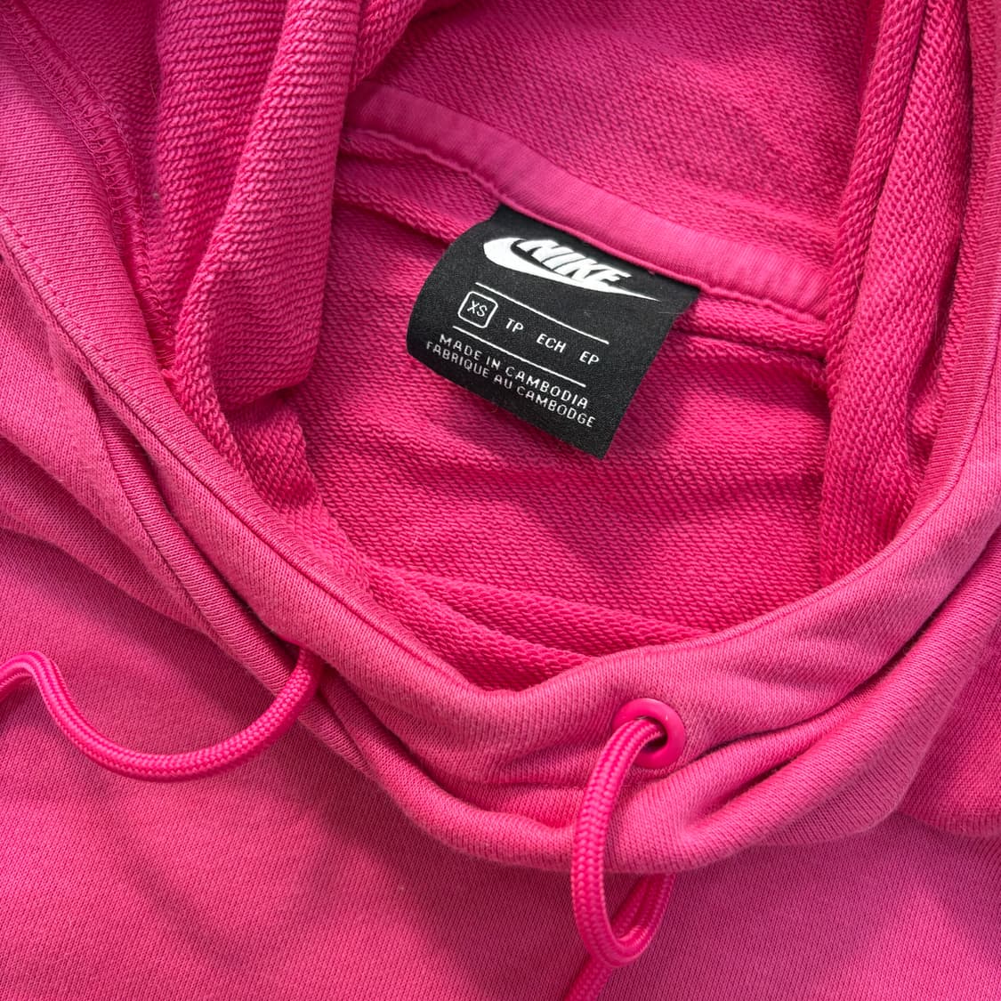 XS 나이키 스우시 롱 후드티 드레스 0305J 상품이미지3