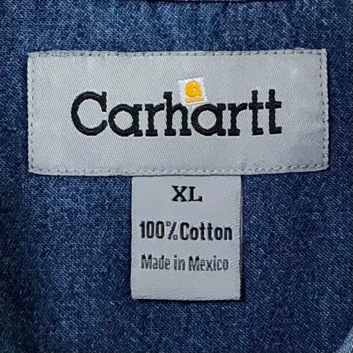 Xxl 칼하트 데님 셔츠 상품이미지3