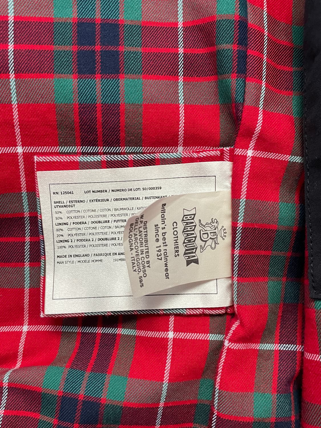 바라쿠타 g9 헤링턴 자켓 상품이미지5