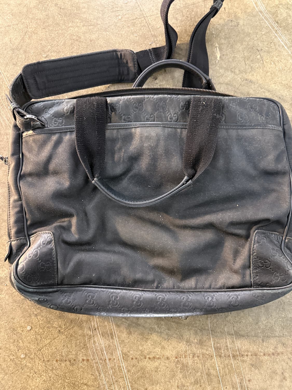 구찌 정품 블랙 서류 가방 상품이미지3