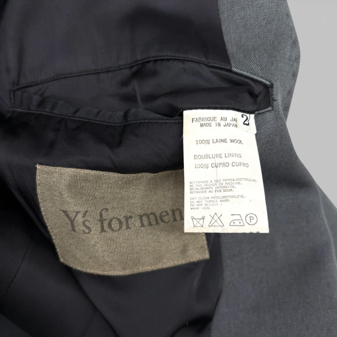 요지 야마모토 Y's for men 블레이저 상품이미지7