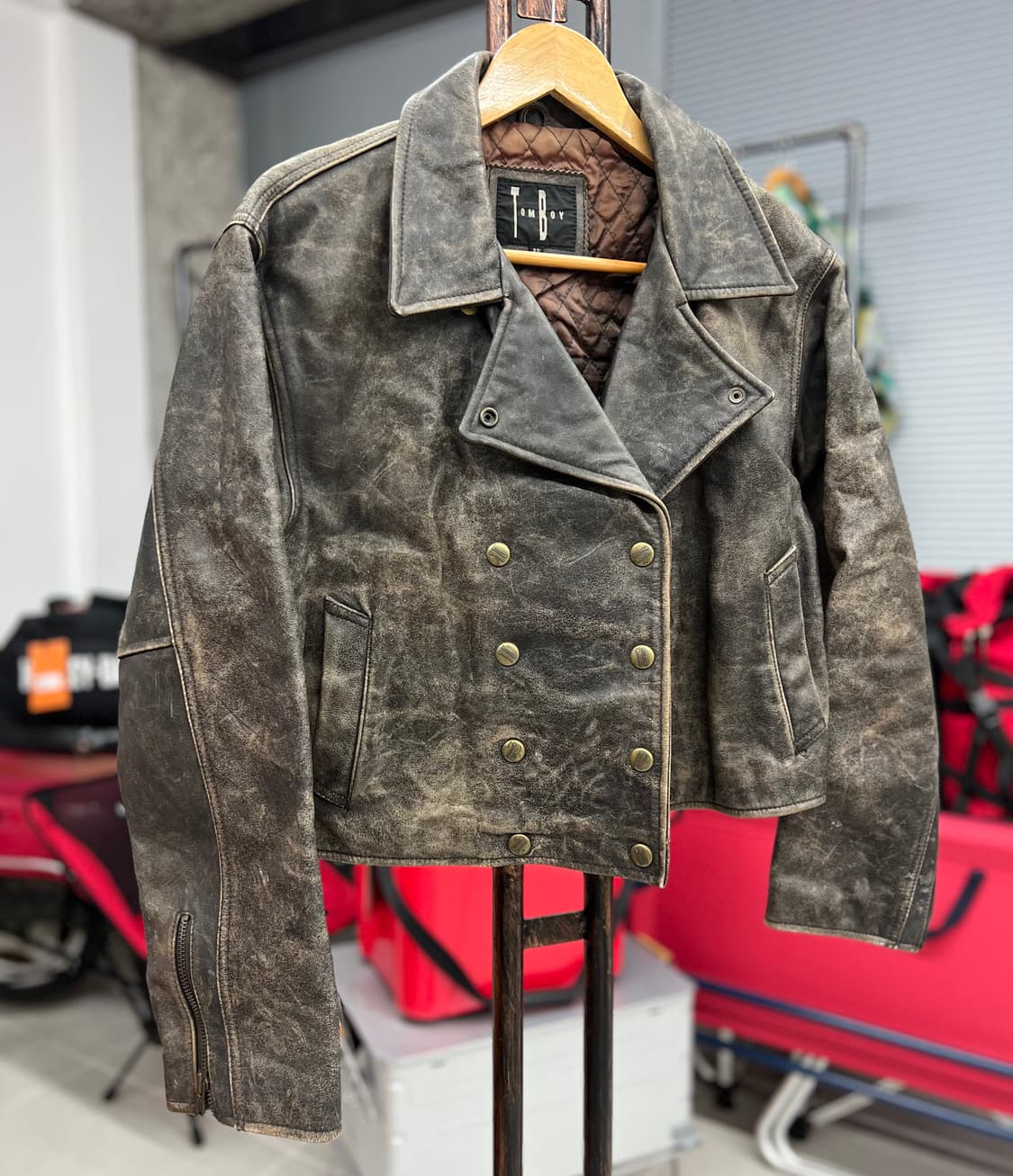 Tomboy 빈티지 가죽자켓 90 상품이미지1