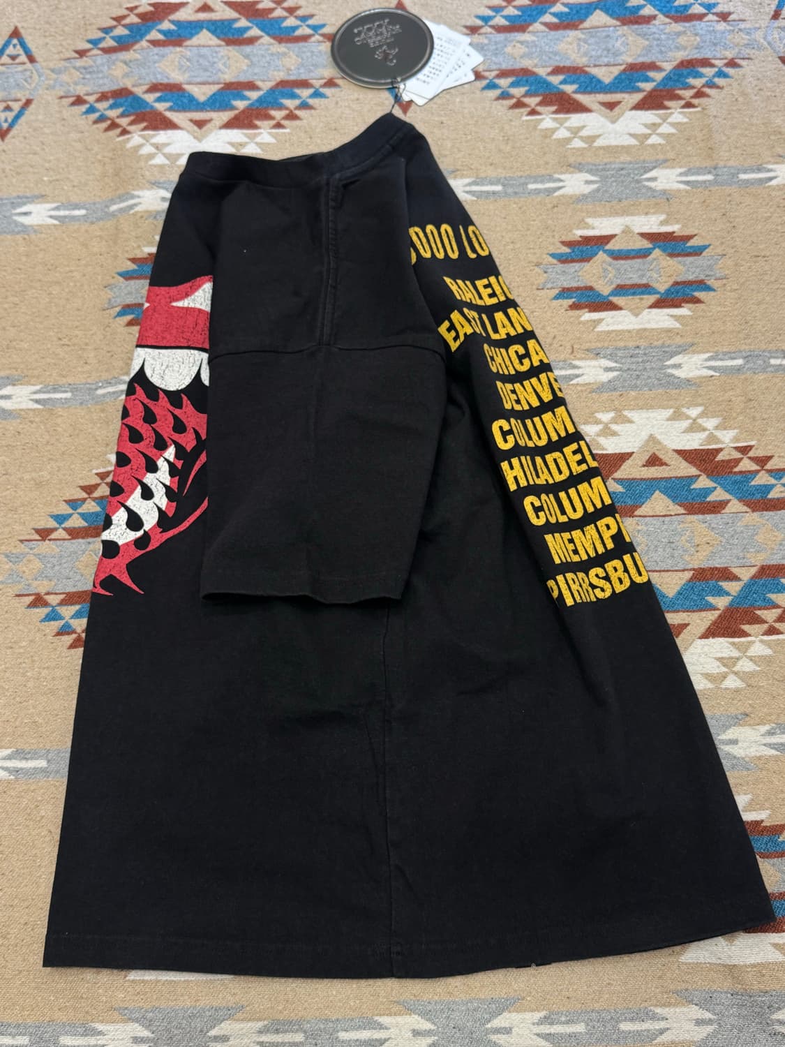 [S][90] 히스테릭글래머 x 롤링스톤즈 월드투어 빈티지 티셔츠  상품이미지7