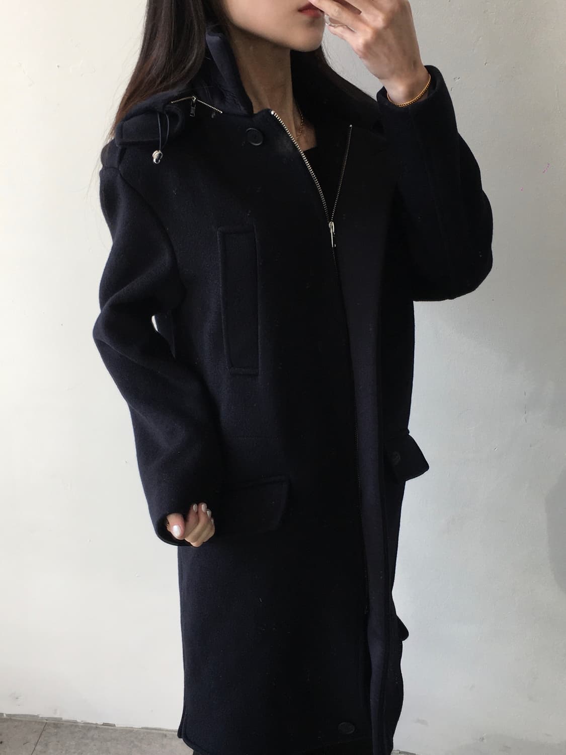 라코스테 포켓로고 후드 코트자켓 상품이미지2