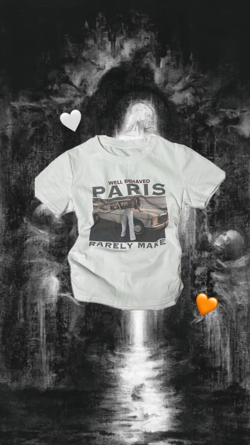 빈티지 반팔 PARIS 상품이미지1